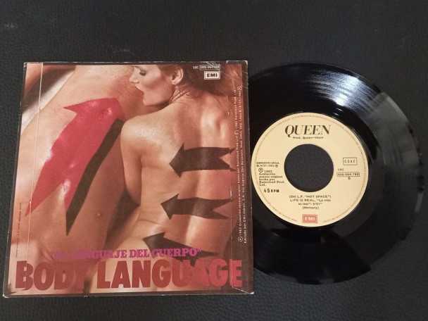 7" Vinyl single Queen Body language (Spain) | Buy