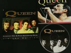 Cd Album Queen Interview Disc with Fully Illustrated Book (UK) Slipcase