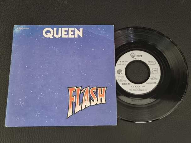 7" Vinyl single Queen Flash (France) Purple sleeve | Buy