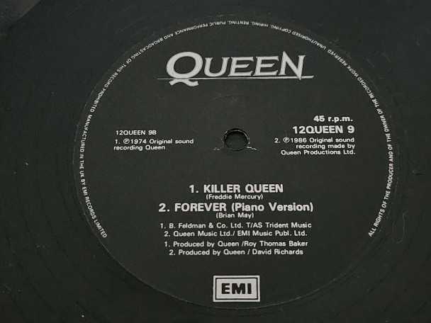 12" Vinyl maxi Queen Who wants to live forever (UK) | Buy