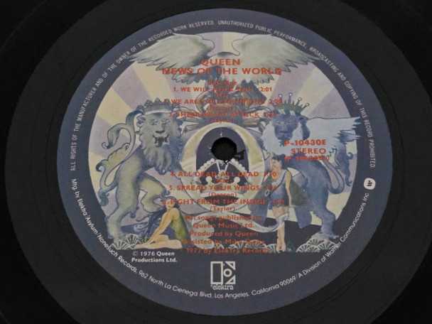 12" Vinyl album Queen News of the world (Japan) P-10430E No Obi | Buy