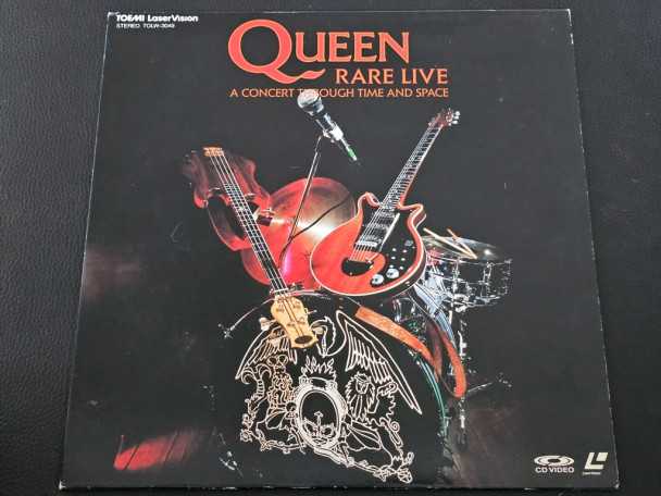 12" Laserdisc Queen Rare live, A concert through time and space (Japan) Laserdisc | Buy