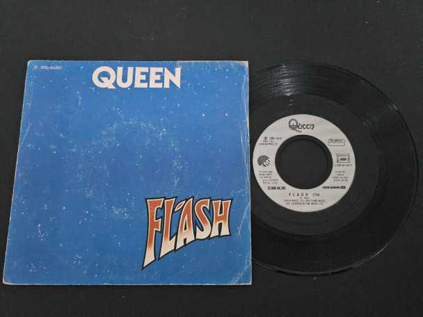 7" Vinyl single Queen Flash (France) Light blue sleeve | Buy