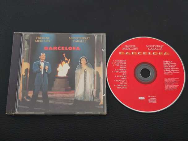 Cd Single Freddie Mercury Barcelona (USA) 1992 Red disc (Queen) | Buy