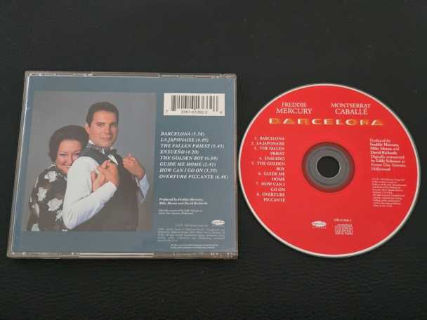 Cd Single Freddie Mercury Barcelona (USA) 1992 Red disc (Queen) | Buy