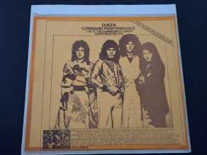 12" Vinyl album Queen Command Performance (USA) Yellow Brown