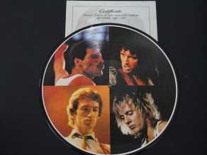 12" Vinyl album Queen Live At The Groenoordhallen (UK) Picture Disc & Sheet