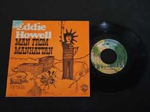 7" Vinyl single Eddie Howell Man from manhattan (Holland) Orange
